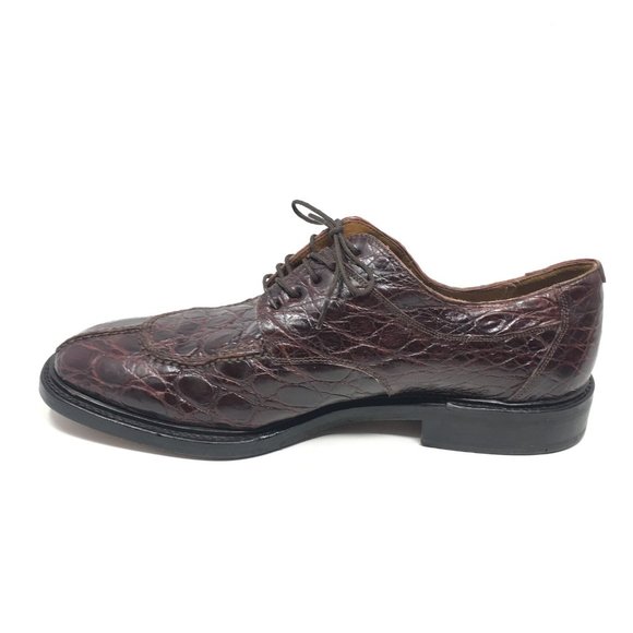 Mezlan Platinum Oxfords Shoe Size 8 Full Crocodile main image 4